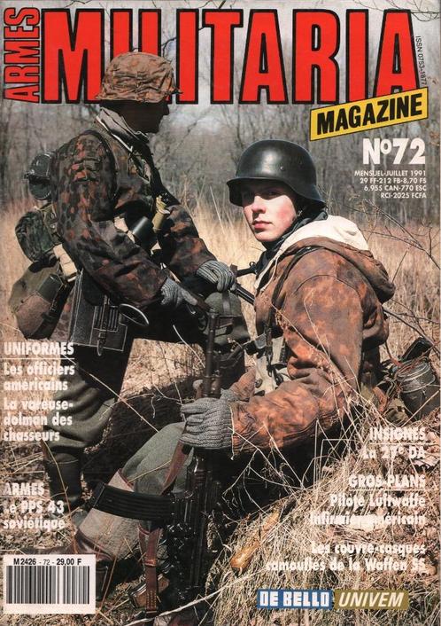 Militaria magazine No 72, Verzamelen, Militaria | Tweede Wereldoorlog, Landmacht, Boek of Tijdschrift, Nederland, Verzenden