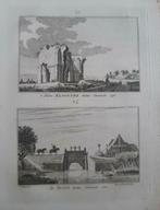 75-76/ Klooster en sluis van Emmerich Emmerik gravure 1792, Antiek en Kunst, Kunst | Etsen en Gravures, Ophalen of Verzenden