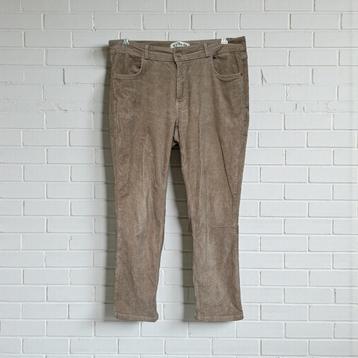 Para Mi Jeans Mt 44 Beige Corduroy Bobby High Waist LooseLeg beschikbaar voor biedingen