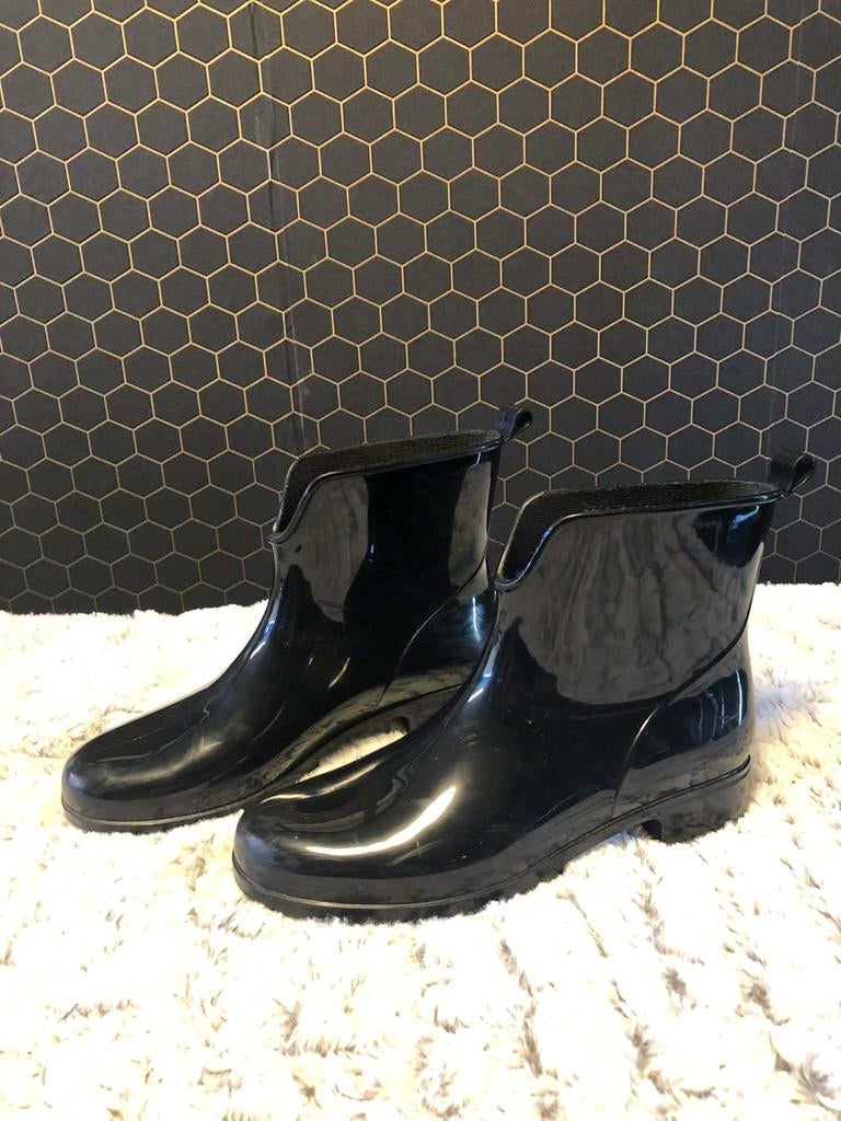 Zwarte Regenlaarzen - Maat 41, Ophalen of Verzenden, Zo goed als nieuw, Zwart, Regenlaarzen