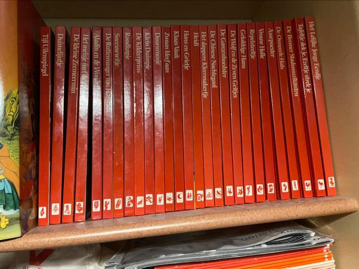 Kinder sprookjes met cassette bandjes, Boeken, Partijen en Verzamelingen, Zo goed als nieuw, Kind en Jeugd, Ophalen of Verzenden