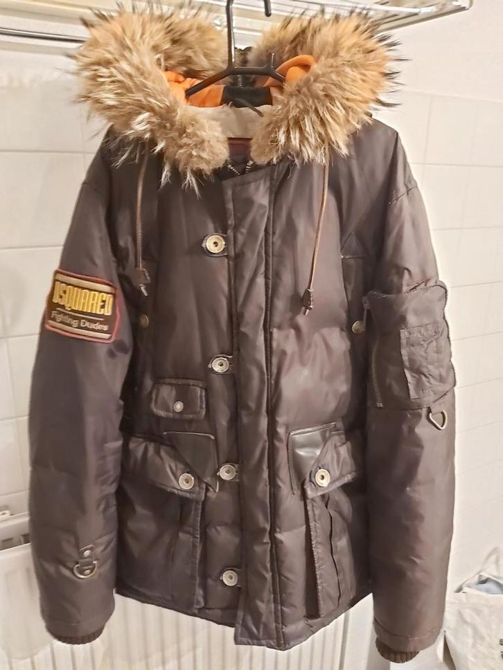 Jas dsquared M origineel, Kleding | Heren, Jassen | Winter, Zo goed als nieuw, Maat 48/50 (M), Bruin, Ophalen