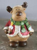 leuk stenen eland beeldje , Diversen, Kerst, Ophalen of Verzenden, Gebruikt