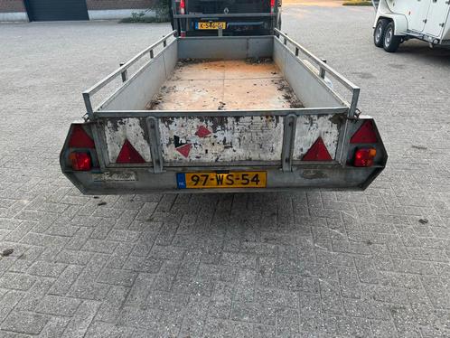 Dubbel As Aanhanger - Gebruikt, Auto diversen, Aanhangers en Bagagewagens, Gebruikt, Ophalen of Verzenden