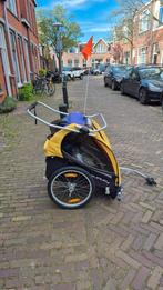 Burley Fietskar 2 kinderen, Fietsen en Brommers, Fietsaccessoires | Aanhangers en Karren, Ophalen, Gebruikt, Kinderkar, 40 tot 60 kg