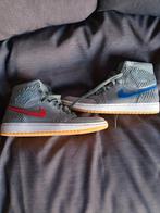 Air Jordan 1 Nike Flyknit 1985 Clay Green maat 38,5, Ophalen, Overige kleuren, Nike, Sneakers of Gympen