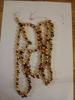 Glazen Kerstslinger - Gouden kralen, Diversen, Kerst, Ophalen of Verzenden, Zo goed als nieuw