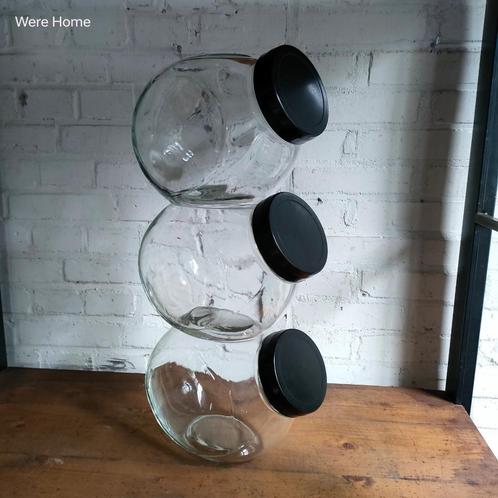 Oude snoeppot uit pottenrek van een winkel bakeliet deksel 3, Antiek en Kunst, Curiosa en Brocante, Ophalen of Verzenden