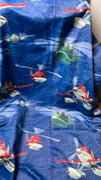 Gordijnen met vliegtuigen., Huis en Inrichting, Stoffering | Gordijnen en Lamellen, Zo goed als nieuw, 200 cm of meer, Blauw, 50 tot 100 cm