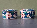 2 vintage keramische doosjes Yves Rocher, Huis en Inrichting, Onbekend, Ophalen of Verzenden, Zo goed als nieuw, Onbekend