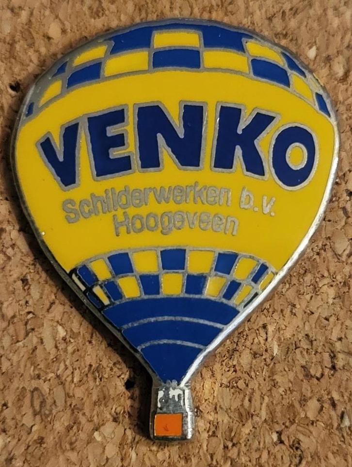 Ballonpin venko, Verzamelen, Speldjes, Pins en Buttons, Ophalen of Verzenden