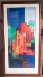 * Prachtige replica Ton Schulten “ Voorjaarsbomen “ 40x80 cm, Ophalen of Verzenden