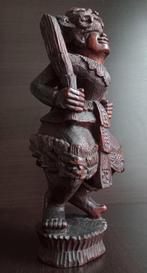 Antiek dansende samoerai met foo dog masker op zijn hoofd, Ophalen of Verzenden