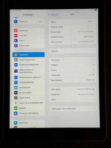 iPad 6e generatie 32gb juni 2018 beschikbaar voor biedingen