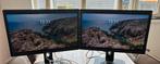 Beeldscherm 2x Dell U2412M + kabels, Ophalen, Gebruikt, USB-C, LED