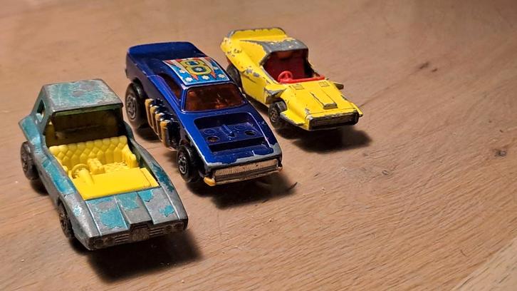 Soopa Coopa, Woosh-n-push, PI-eyed piper, 1972, Matchb, Hobby en Vrije tijd, Modelauto's | 1:87, Gebruikt, Bus of Vrachtwagen