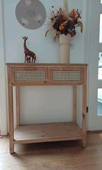 Sidetable met webbing - Xenos, Ophalen, Minder dan 50 cm, 50 tot 100 cm, Tafelblad