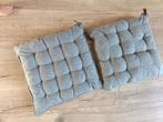 2 leuke grijze kussens samen voor €2,50, Ophalen of Verzenden, Zo goed als nieuw, Grijs, Vierkant