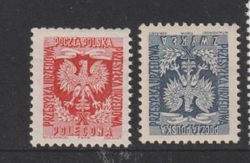 TSS Kavel 70105 Polen pf minr 27-28A dienst Mooi kavel Catal beschikbaar voor biedingen