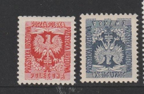 TSS Kavel 70105 Polen pf minr 27-28A dienst Mooi kavel Catal, Postzegels en Munten, Postzegels | Europa | Overig, Postfris, Polen