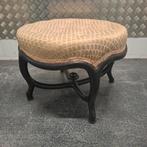 Antieke (?)  / brocante kruk voetenbank poef, Ophalen, Hout, Gebruikt, 50 tot 75 cm