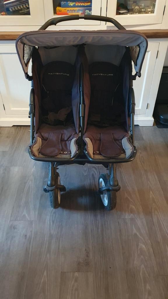 Xadventure Duo Buggy Twingo - Duowagen, Kinderen en Baby's, Kinderwagens en Combinaties, Gebruikt, Kinderwagen, Overige merken