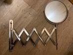 Uittrekbare ronde spiegel voor in huis/boot/camper, Minder dan 50 cm, Gebruikt, Rond, Ophalen of Verzenden