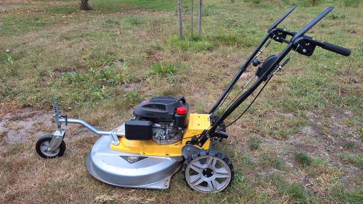 Grasmaaier, ruw terrein maaier, Texas Multicut 610, Tuin en Terras, Grasmaaiers, Zo goed als nieuw, 50 cm of meer, Cirkelmaaier