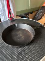 Braadpan gietijzer, Ophalen of Verzenden, Zo goed als nieuw, Gietijzer, Koekenpan of Braadpan