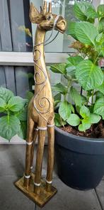 Geschilderde houten giraf, fantasy deco, Ophalen
