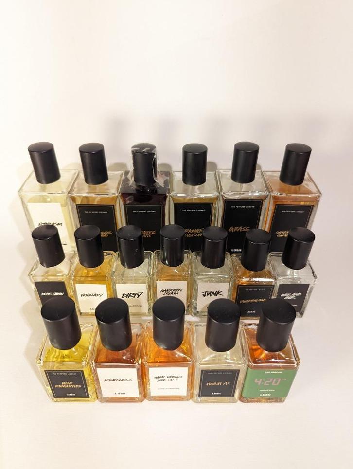 Diverse Lush Cosmetics Parfums (decants-samples 2-5-10ml), Sieraden, Tassen en Uiterlijk, Uiterlijk | Parfum, Nieuw, Ophalen of Verzenden