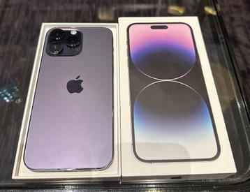 Apple iphone 14 PRO 128 GB Deep purple nieuwstaat garantie beschikbaar voor biedingen