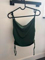 Groene Top met Koordjes - Maat M, Maat 38/40 (M), Ophalen of Verzenden, Zo goed als nieuw, Zonder mouw