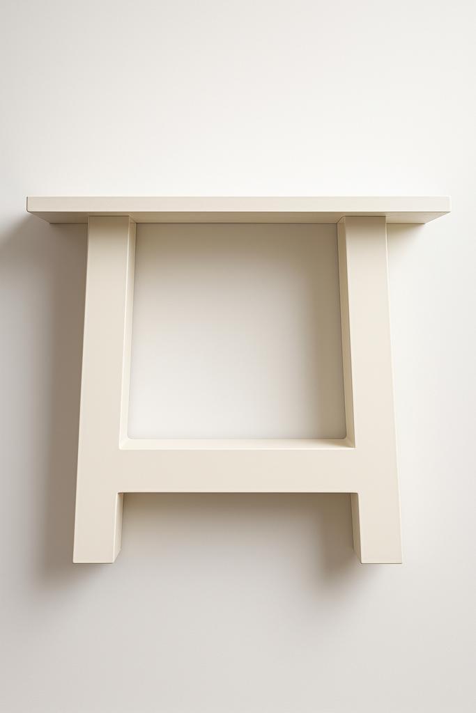 A-tafelpoten set 2 stuks A-poten wit stalen A tafelpoot wit, Huis en Inrichting, Tafelonderdelen, Nieuw, 50 tot 100 cm, Rechthoekig