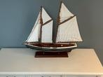Houten Model Zeilboot - 70cm - Decoratie, Hobby en Vrije tijd, Ophalen of Verzenden, Gebruikt, Groter dan 1:32, Overige merken
