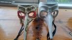2 venetiaanse maskers, Antiek en Kunst, Ophalen