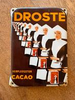 Emaille bordje droste, Ophalen of Verzenden, Gebruikt, Reclamebord