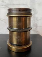 Antieke messing fotolens ca. 1900, Antiek en Kunst, Ophalen of Verzenden