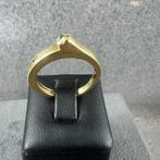 Gouden Ring | 14k | 3,61g | bandring zirk | mt17,25 | 385527, Ophalen of Verzenden, 17 tot 18, Dame, Goud