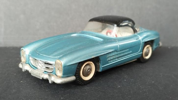 Mercedes Benz 300 SL Hardtop blauw 1:43 Tekno Denmark Pol, Hobby en Vrije tijd, Modelauto's | 1:43, Zo goed als nieuw, Auto, Overige merken