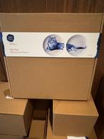 Wandbord Ontspannen Kat Tweeluik,  Heinen Delfts Blauw, Ophalen of Verzenden, Nieuw