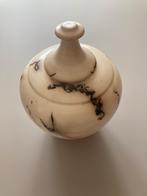 Dekselpot met paardenhaar Raku urn keramiek porseleinen pot, Ophalen of Verzenden