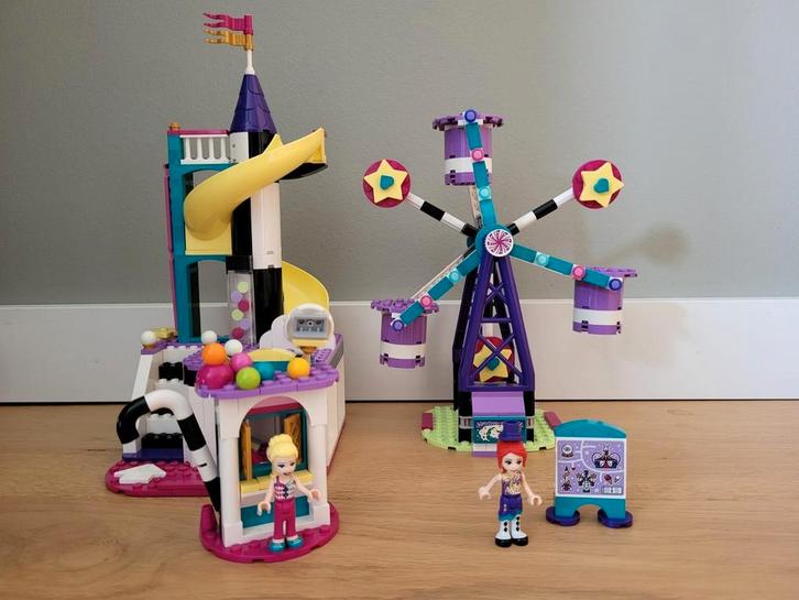 Lego friends: magische reuzenrad en glijbaan, Kinderen en Baby's, Speelgoed | Duplo en Lego, Zo goed als nieuw, Ophalen of Verzenden