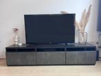 Tv meubel met drie lades (Besta IKEA), 150 tot 200 cm, Minder dan 100 cm, 25 tot 50 cm, Gebruikt