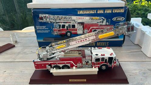 Supermooie ladderbrandweerwagen 1:32 merk The Franklin Mint, Antiek en Kunst, Antiek | Speelgoed, Ophalen of Verzenden