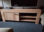 TV-meubel eikenkleur – 180 cm – strak & praktisch, Ophalen, Overige materialen, Gebruikt, 150 tot 200 cm