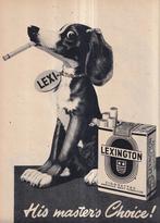 retro reclame 1955 Lexington sigaretten beste keuze, Verzamelen, Ophalen of Verzenden