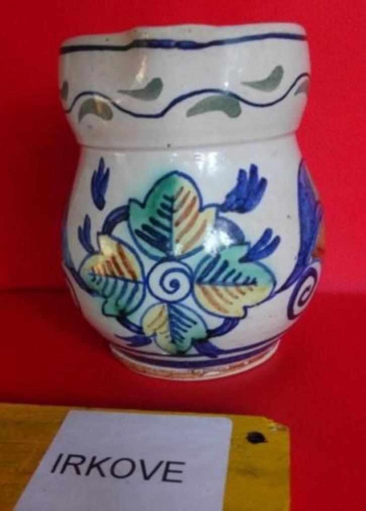 GOEDEWAAGEN KLEURRIJK KANNETJE * Gemerkt *, Antiek en Kunst, Antiek | Keramiek en Aardewerk, Verzenden