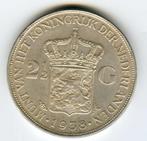Nederland 2,5 Gulden 1938, Postzegels en Munten, Munten | Nederland, Ophalen of Verzenden, Koningin Wilhelmina, 1 gulden, Zilver