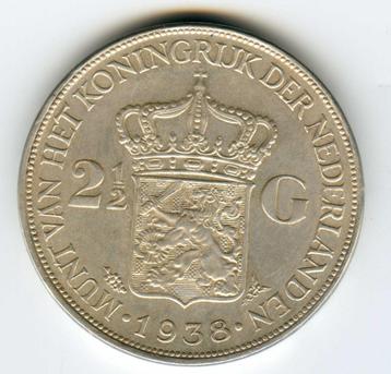 Nederland 2,5 Gulden 1938 beschikbaar voor biedingen